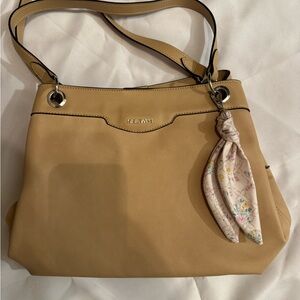 Nine West Medium Handbag-Tan